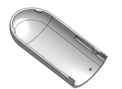 Google TV remote cover replacement 3D model
