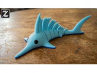Articulated Flexi Sailfish 3D model