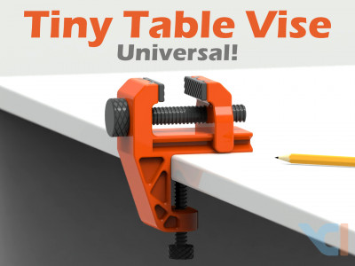 Tiny Table Vise 3D model