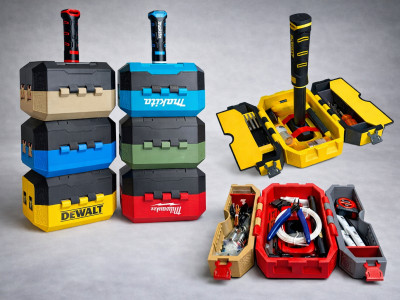 Mjölnir Thor Hammer Tool Box 3D model