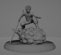 Naruto dragon ball 3D model