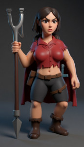fantasy Kender 3D model