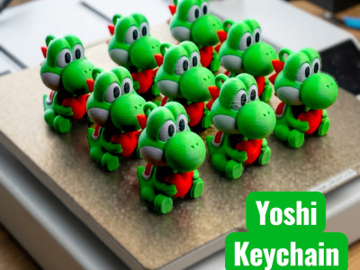 Yoshi Keychain 3D model