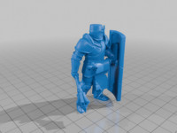 Armored Communicant 3D model