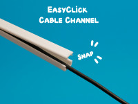EasyClick Cable Channel (Many Variations) 3D model