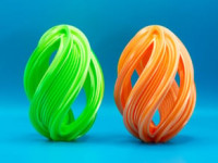 Bold Spiral Ribbon Easter Eggs 2026 3D model