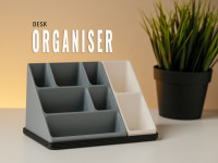 Modular Desk Organizer 3D model