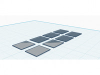 Simple baggage cart trailer 3D model