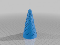 Spiral Fidget V2 3D model