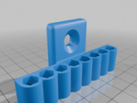 4040 Hex Bit Holder (x8) 3D model