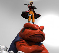 Naruto Gamakichi なると 3D model