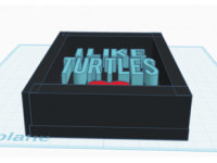 I like turtles 3D model