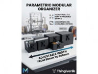 X-FRAME STUDIO - Fully Parametric & Modular Storage System (No Supports!) 3D model