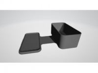 Wax Bar Shipping Container 3D model