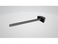 Thumb Spinner Rod Assembly Part 3D model