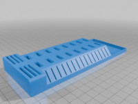 USB and SD card holder 3D model