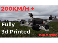 200km/h 3d Printed Drone 3D model