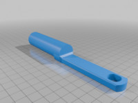 wolf to 21mm round adaptator 3D model