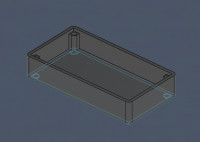 USB hub Enclosure 3D model