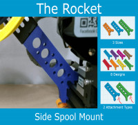 The Rocket - Side Spool Mount - Creality / Ender 3 (Pro/V2) 3D model