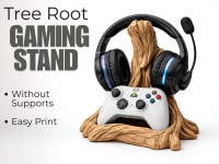 Tree Root Gaming Stand 3D model