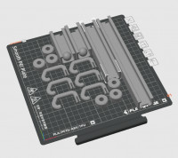 Modular Flush Curtain Track 3D model