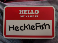 HeckleFish nametag 3D model