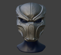 Predator Mask 3D model