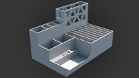 Organizer for 3D printing tools 3D model