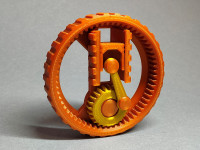 Gear Fidget 3D model