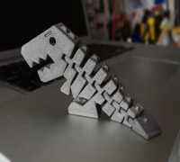 Flexi Rex with stronger links 3D model