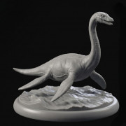 Plesiosaurus Statue 3D model