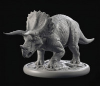 Triceratops Statue 3D model