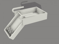 Under drawer for screw driver 3D model