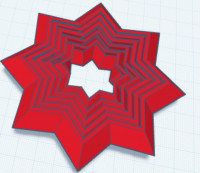 Star fidget 3D model