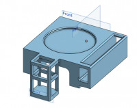 Armrest table 3D model