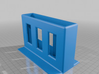 Vertical Quad Boveda Pack Holder 3D model