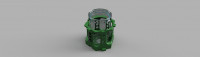 Modular interlocking Hexagonal paint or dye stand 3D model