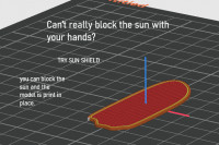 SUN SHIELD 3D model