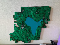 Lake Stevens Topological Map 3D model