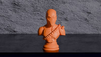 Deathstroke Bust - DC Comics Figures 3D model