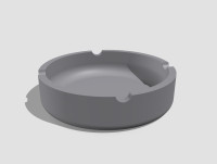 Durable ashtray 3D model