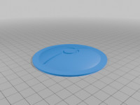 Pokeball Centre Cap 3D model