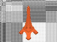 Eiffel Tower FDM printable 3D model