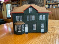 HO Scale Hamilton OH Train Station. 3D model