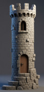 Torre medievale 3D model