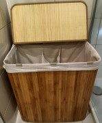 Bamboo Laundry Basket Clip 3D model