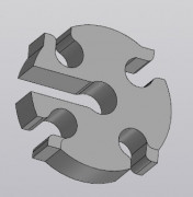 PTFE tubes holder 3D model