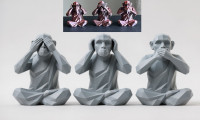 The Three Wise Monkeys #2 3D model