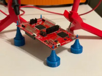 Parametric stackable PCB standoffs M2 M14 holes 3D model